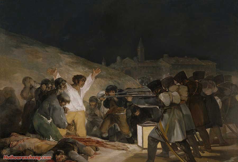 1808年5月3日的枪杀，西班牙独立战争