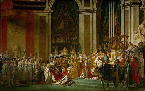 拿破仑加冕礼，拿破仑的人生巅峰